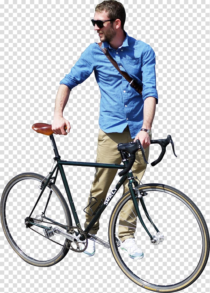 Fixed-gear bicycle Cycling Surly Bikes Architecture, sunglasses transparent background PNG clipart