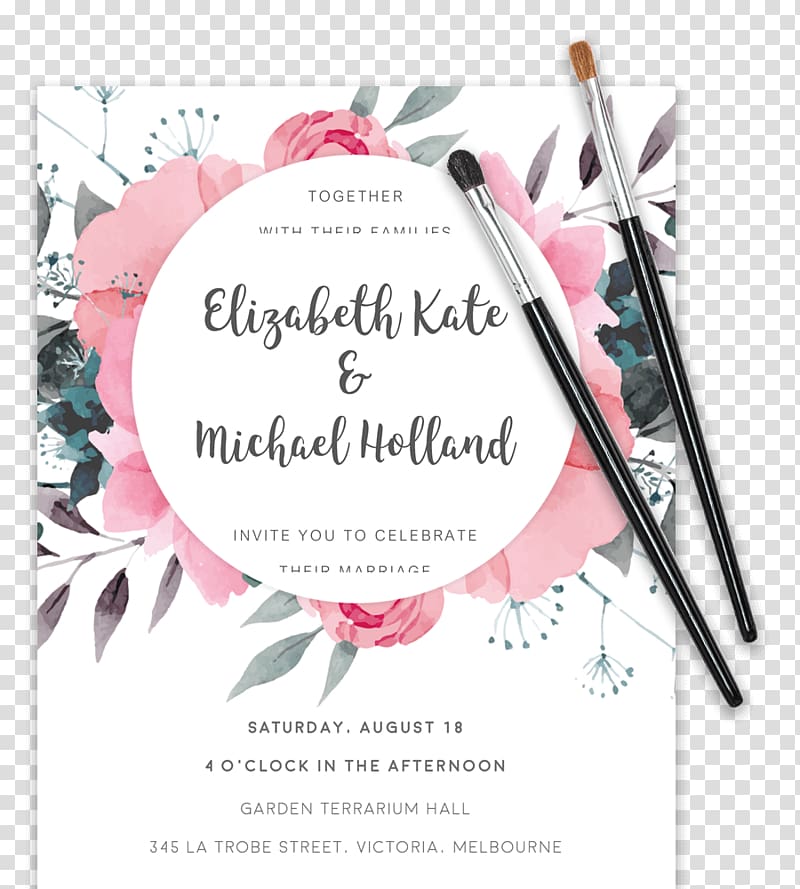Wedding invitation Floral design Convite Template, wedding invitation templates transparent background PNG clipart