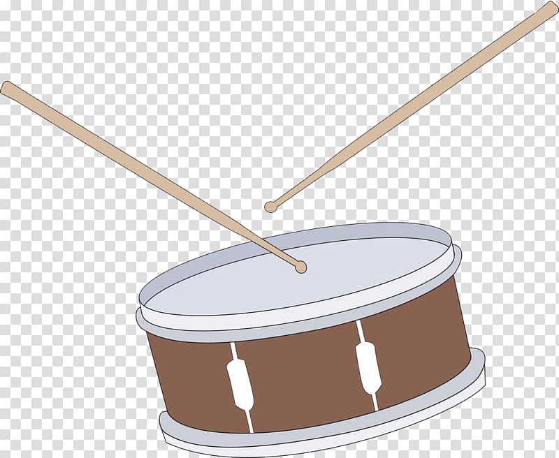 Drum Illustration, Hand-painted simple drums transparent background PNG clipart