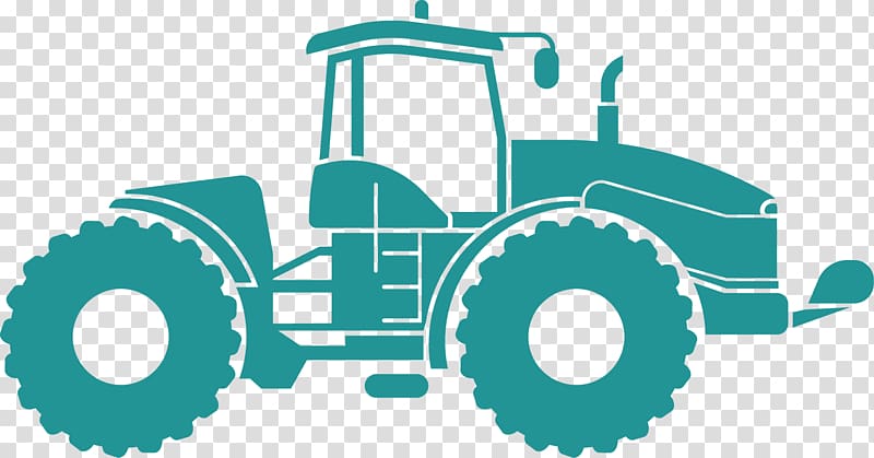 Agriculture Agricultural machinery Tractor Farm, Tillage equipment tools silhouettes transparent background PNG clipart