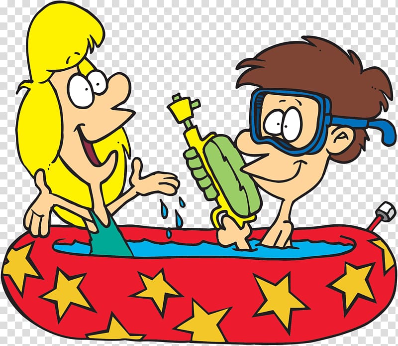 Summer clipart, Pool party png