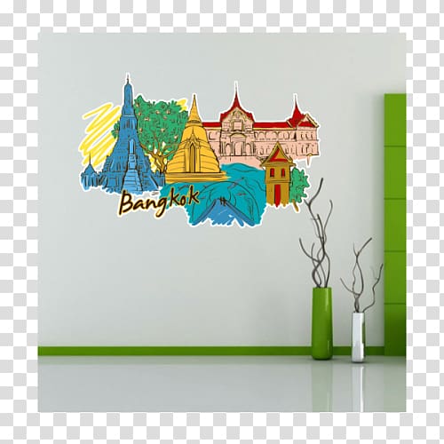 Bangkok Sticker Wall decal Riyam, auspicious clouds transparent background PNG clipart