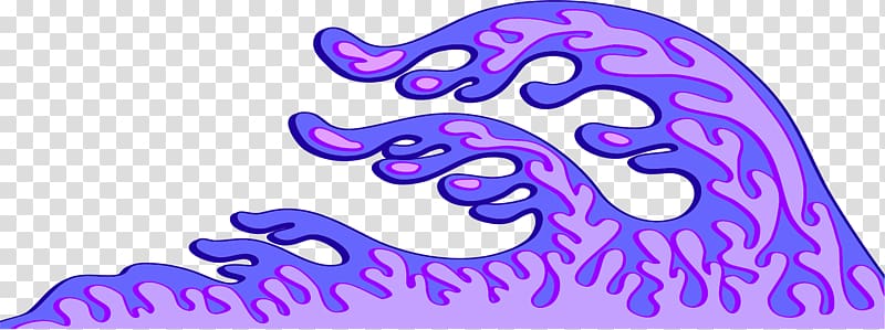Purple Wave , Purple waves transparent background PNG clipart