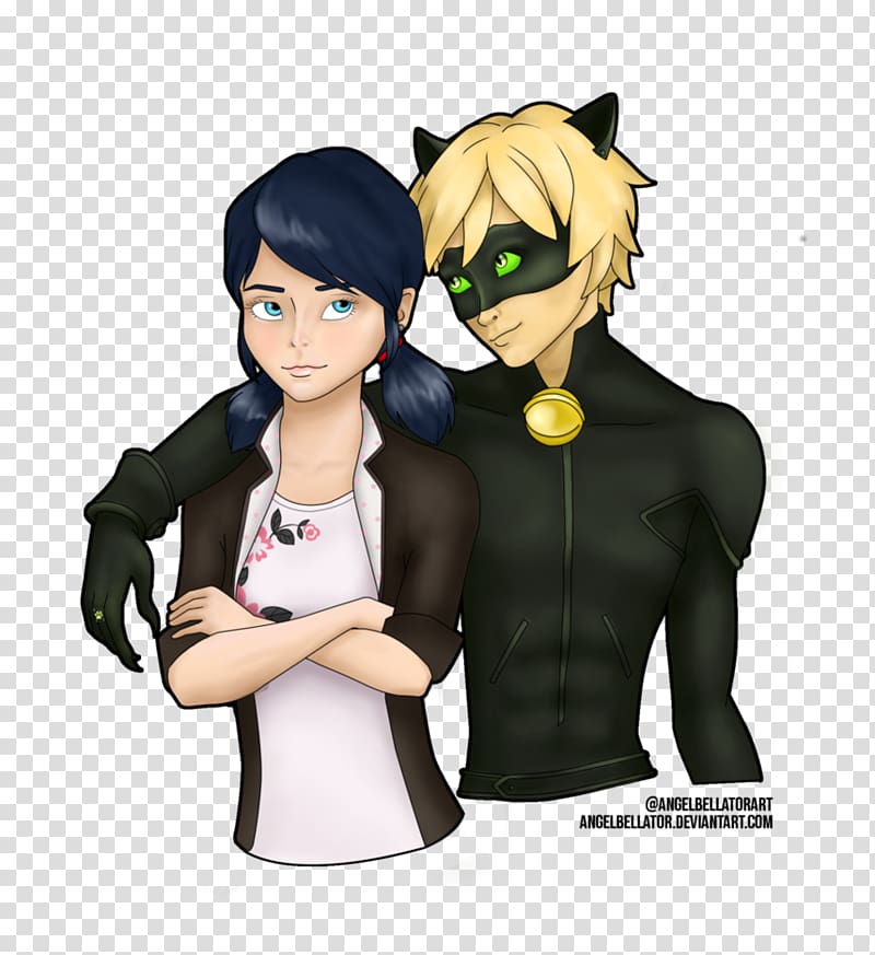 Free: Boy and girl animated illustration, Miraculous: Tales of