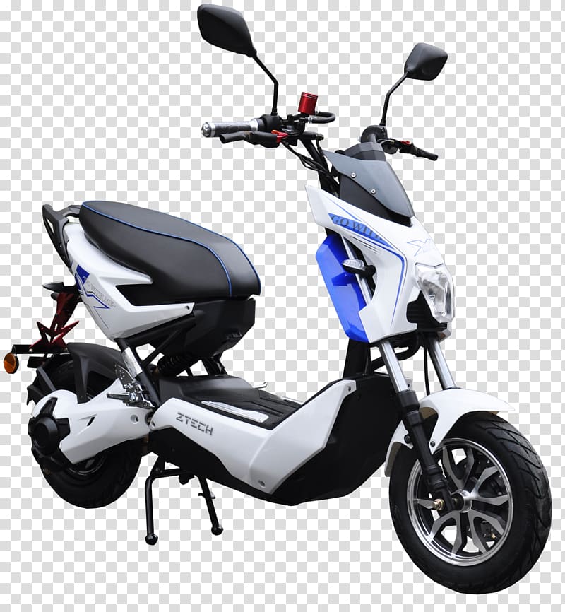 Electric motorcycles and scooters Electric bicycle Moped, scooter transparent background PNG clipart