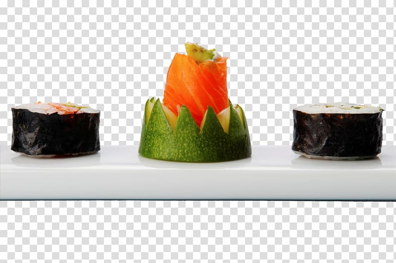 California roll Sushi Makizushi 54 Cards Platter, Sushi platter transparent background PNG clipart