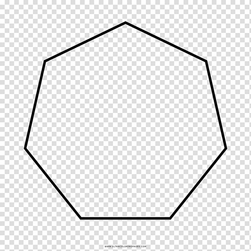 Heptagon Drawing Coloring book Angle, Angle transparent background PNG clipart