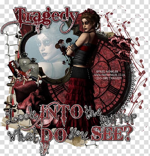 Album cover Poster, Person Looking Into Mirror transparent background PNG clipart
