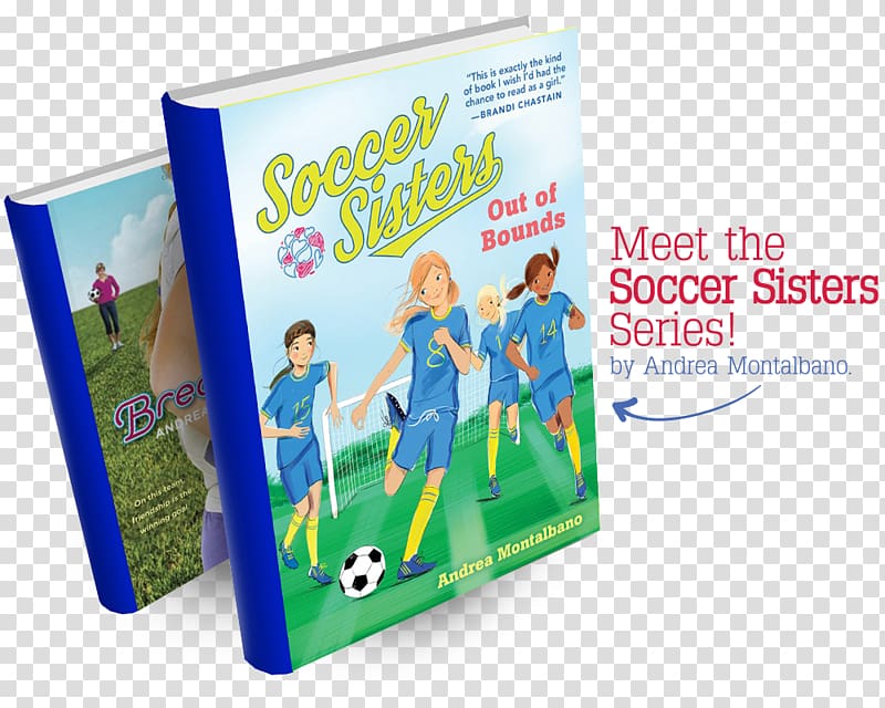 Soccer Sisters Series School Library Journal Review Book, Abby Wambach Kicking Soccer Ball transparent background PNG clipart