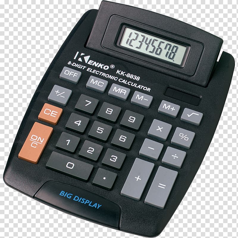 Calculator Mathematics Financial calculator Icon, calculator transparent background PNG clipart