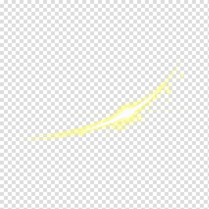 Light Luminous efficacy Designer Special Effects Skill, Yellow light effect transparent background PNG clipart