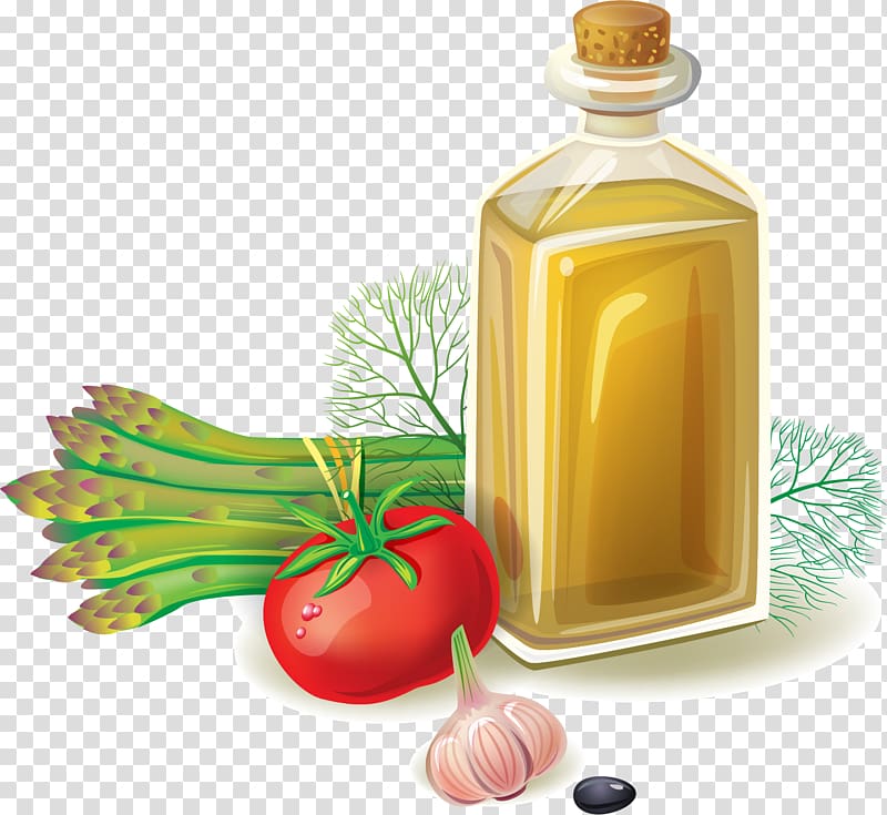 Olive oil Vegetable oil Cooking oil, painted olive oil transparent background PNG clipart
