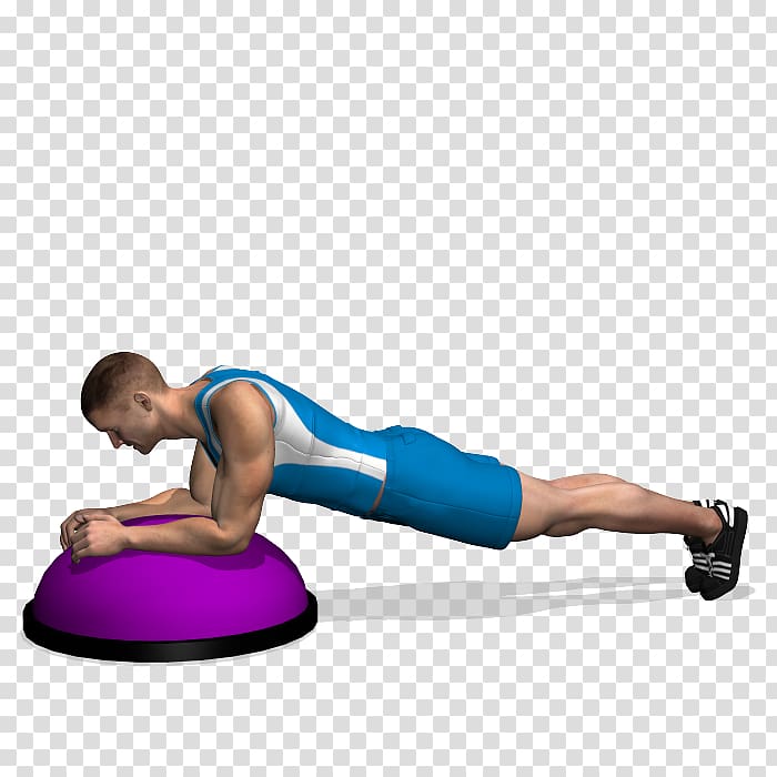 Pilates Medicine Balls Plank BOSU Abdomen, Plank exercise transparent background PNG clipart