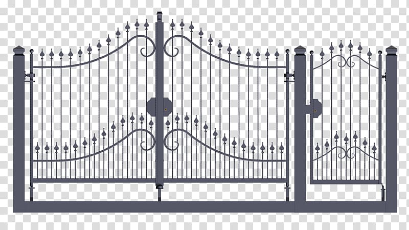 Gate FAAC Door Wrought iron Inferriata, gate transparent background PNG clipart