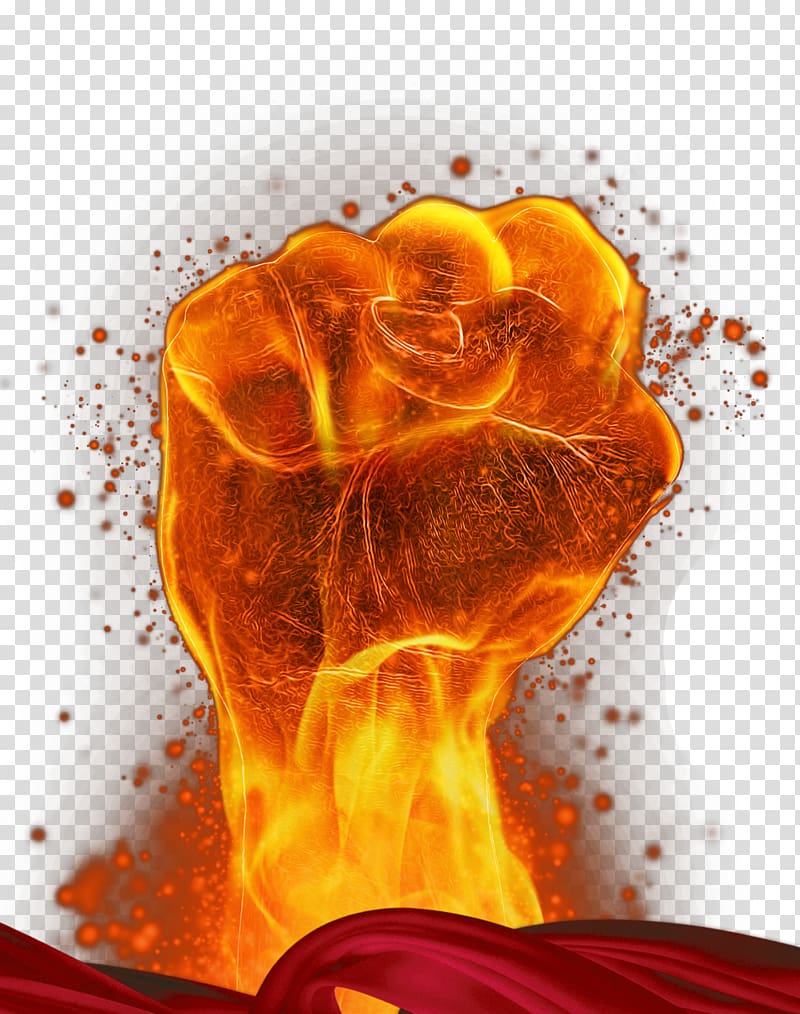 flame fish , Fire fist material transparent background PNG clipart