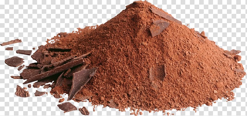 chocolate powder heap transparent background PNG clipart