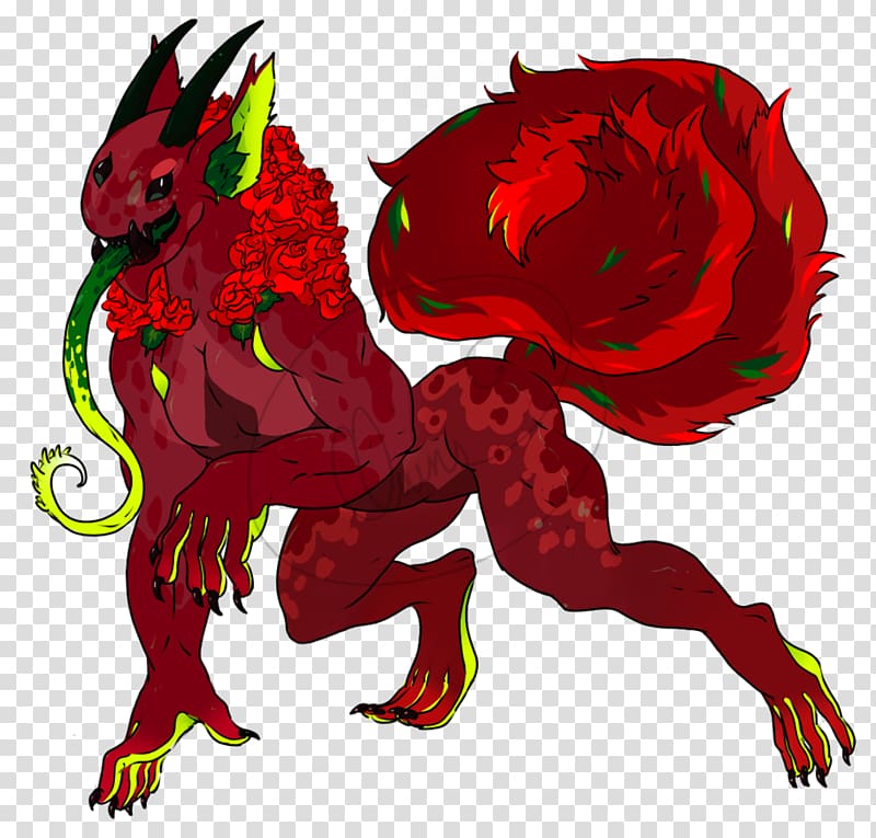 Organism Demon RED.M , ruined city transparent background PNG clipart