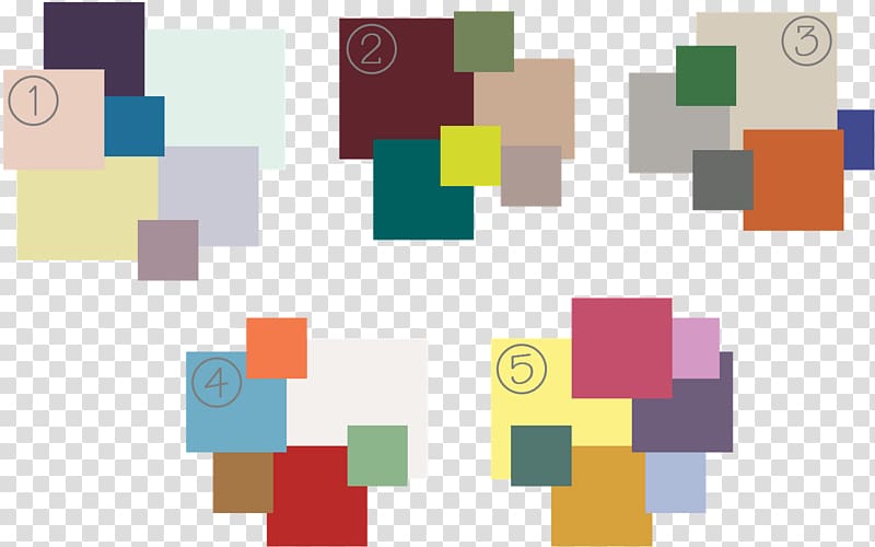 Palette Color scheme Paint, trend colors transparent background PNG clipart