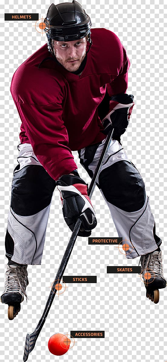 Ice hockey stick Protective gear in sports Roller in-line hockey, hockey transparent background PNG clipart