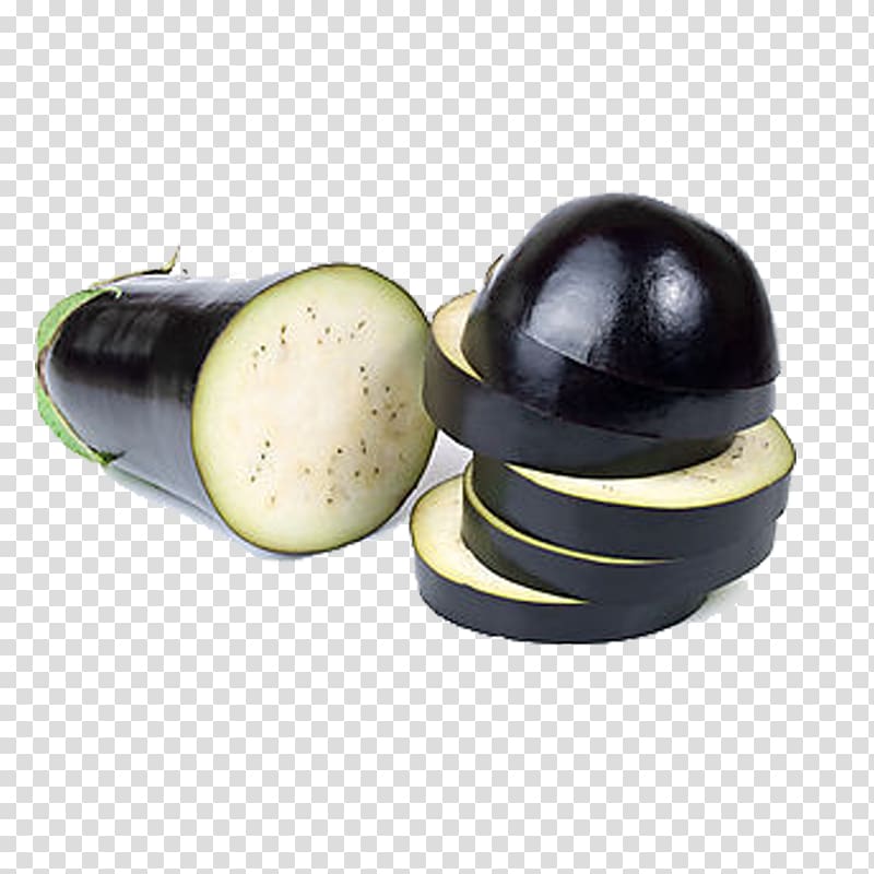 Fried eggplant Cocido Vegetable, A slice of eggplant transparent background PNG clipart