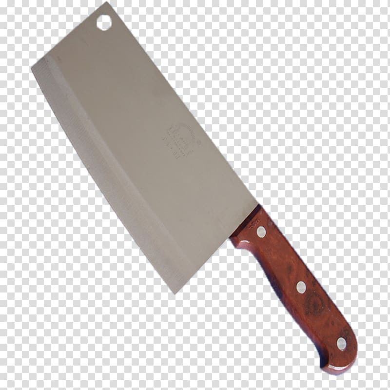 Kitchen knife Stainless steel, Red bar stainless steel kitchen knife transparent background PNG clipart