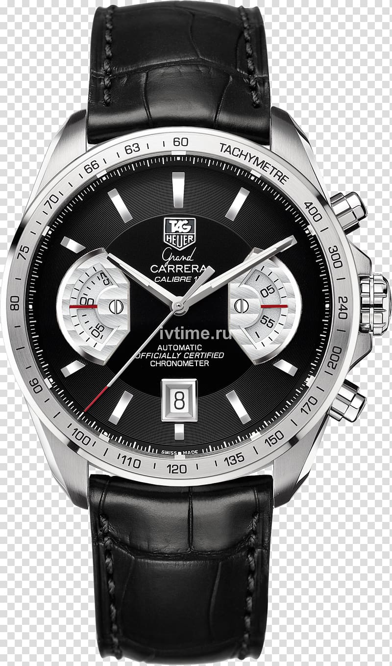 TAG Heuer Carrera Calibre 16 Day-Date Automatic watch Chronograph, watch transparent background PNG clipart