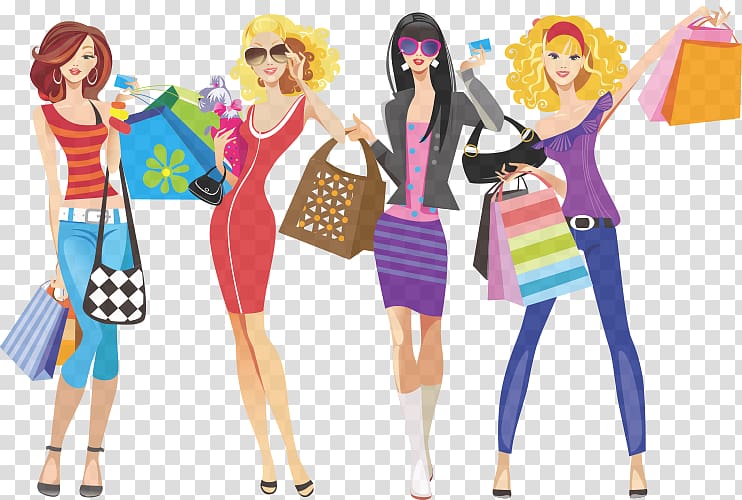 Shopping , woman transparent background PNG clipart