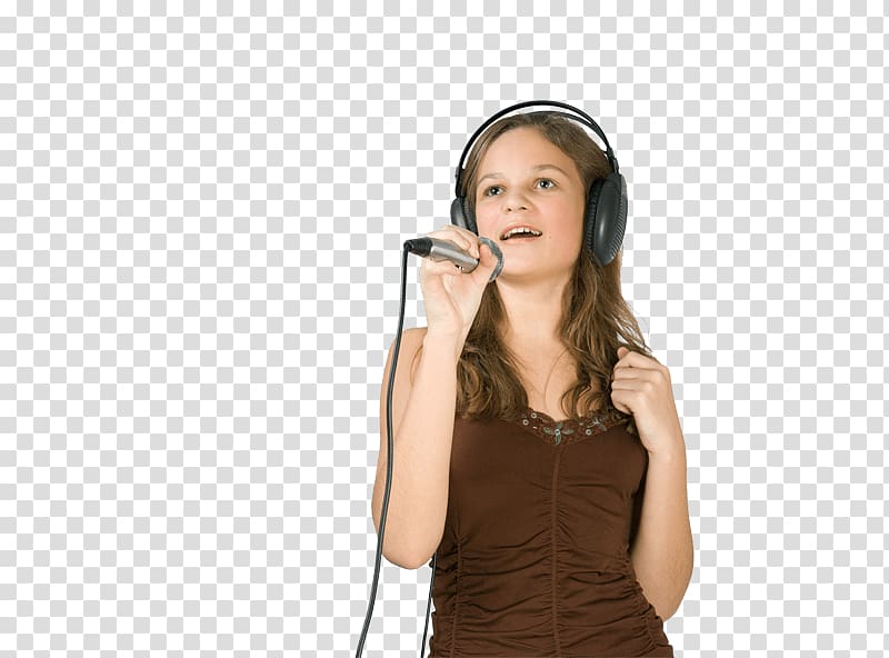 Microphone M-Audio Girl, singing transparent background PNG clipart