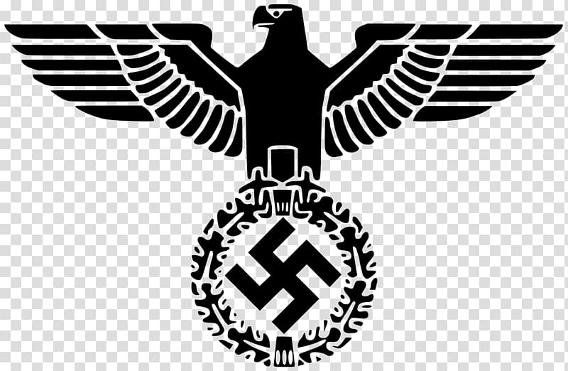 Nazi Germany German Empire Reichsadler Coat of arms of Germany, eagle transparent background PNG clipart