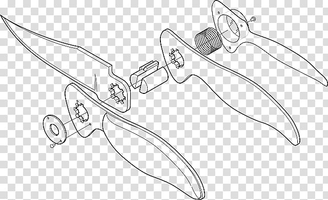 Swiss Army knife Exploded-view drawing , pen drawing transparent background PNG clipart