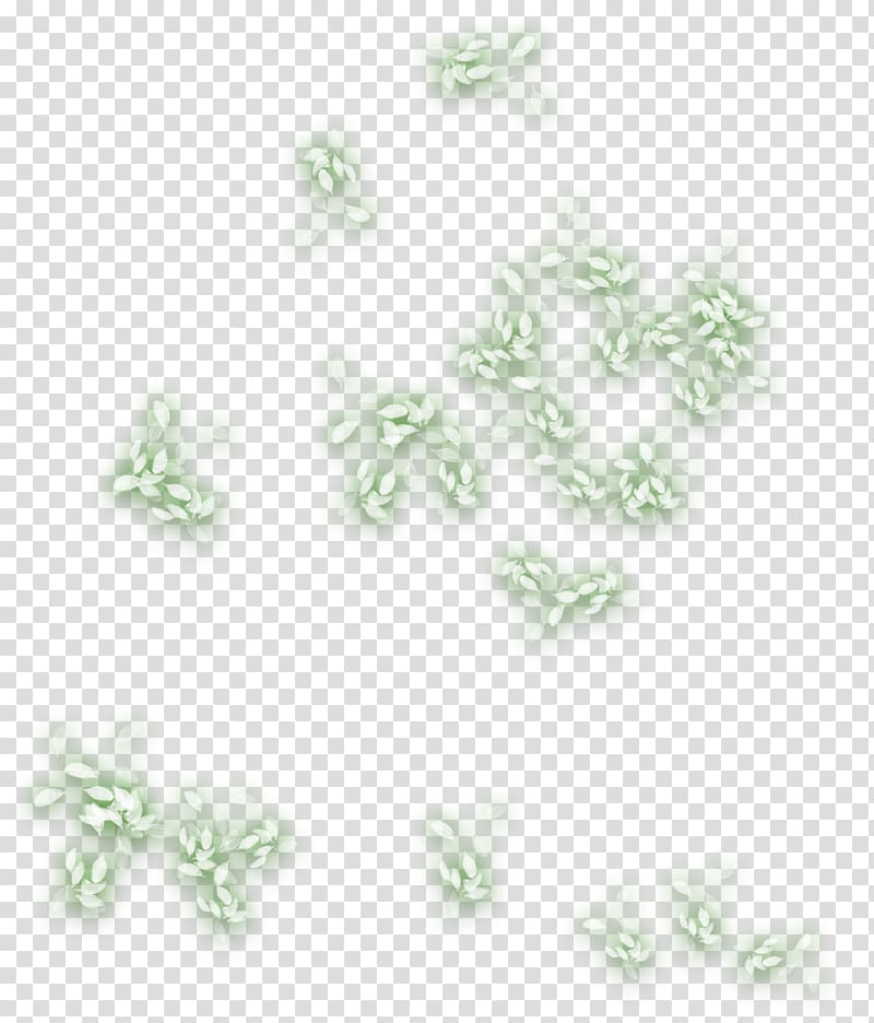 Body Jewellery Bead Green Turquoise, floating petals transparent background PNG clipart