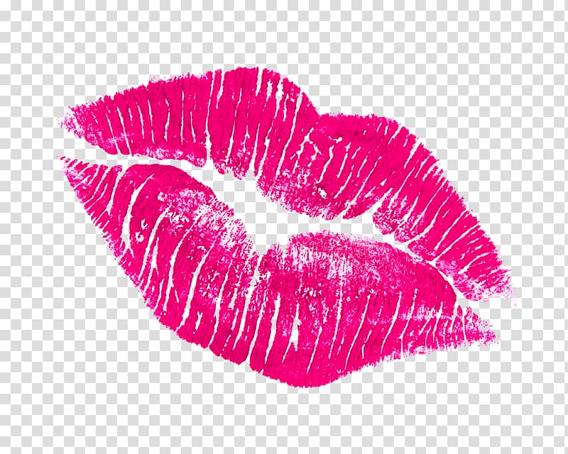 pink kissmark illustration, Lipstick Kiss , lips transparent background PNG clipart