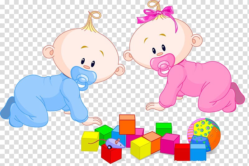 two babies crawling illustration, Boy Infant Twin , baby transparent background PNG clipart