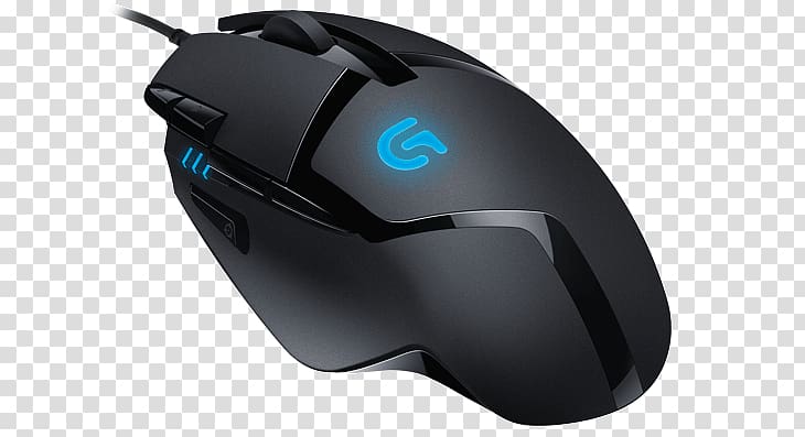 Computer mouse Logitech G402 Hyperion Fury Video game Optical mouse, Computer Mouse transparent background PNG clipart