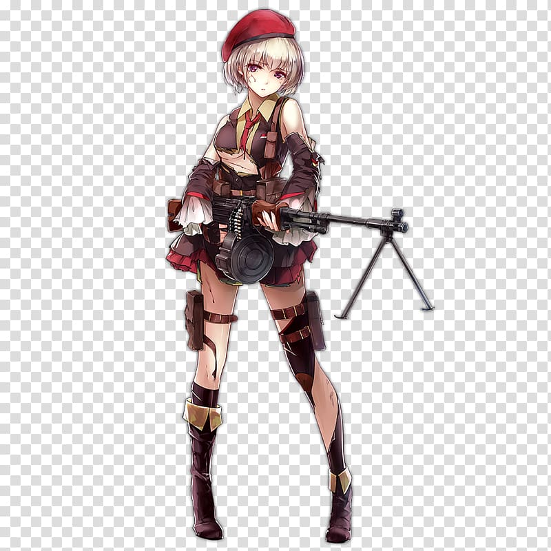 Girls\' Frontline RPD machine gun Light machine gun Degtyaryov machine gun, ammunition transparent background PNG clipart