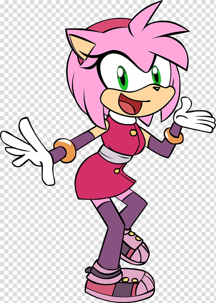 Amy Rose Sonic Runners Sonic & All-Stars Racing Transformed Sonic the Hedgehog Tails, sonic the hedgehog transparent background PNG clipart
