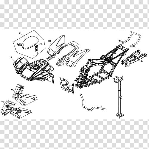 Adly All-terrain vehicle Access Motor Suzuki Yamaha Motor Company, explosion diagram transparent background PNG clipart