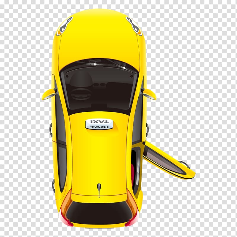 yellow taxi sedan, New York City Taxi Yellow cab illustration, taxi transparent background PNG clipart