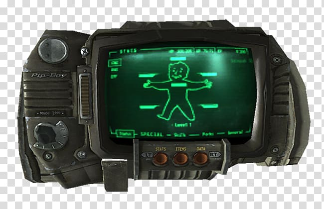 Fallout 4 Fallout Pip-Boy Fallout 3 Fallout: New Vegas, PipBoy transparent background PNG clipart