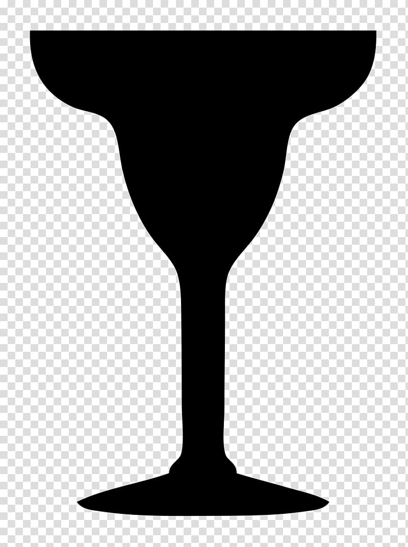 Margarita Cocktail glass Silhouette Wine glass, Wineglass transparent background PNG clipart
