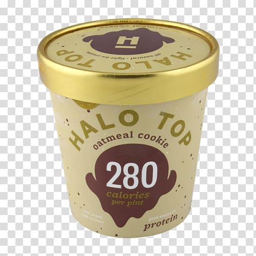 Ice cream Latte macchiato Halo Top Creamery Caramel Flavor, ice cream transparent background PNG clipart