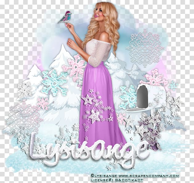 Costume design Gown Pink M RTV Pink, snow winter transparent background PNG clipart