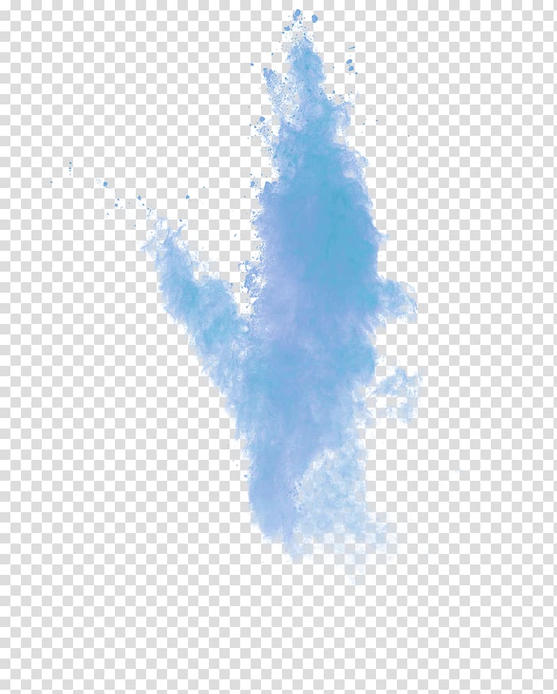 Smoke Powder Color, blue smoke transparent background PNG clipart