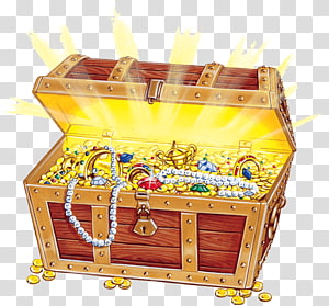 open treasure chest clipart