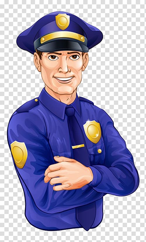 Police officer Illustration, Safety hat transparent background PNG clipart