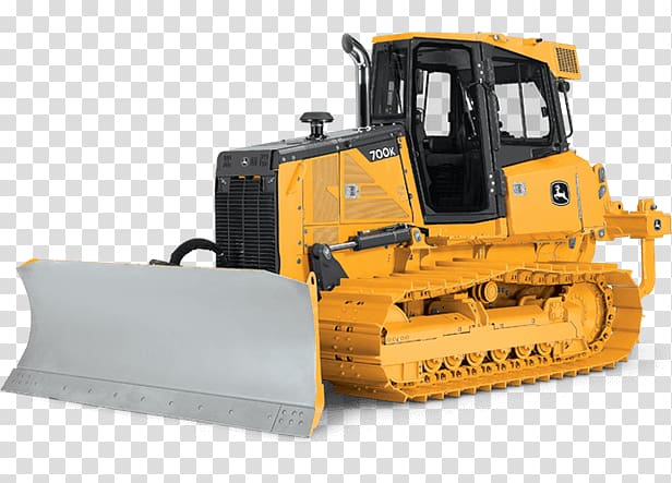 John Deere Caterpillar Inc. Bulldozer Heavy Machinery Backhoe loader, Crawler Excavator transparent background PNG clipart