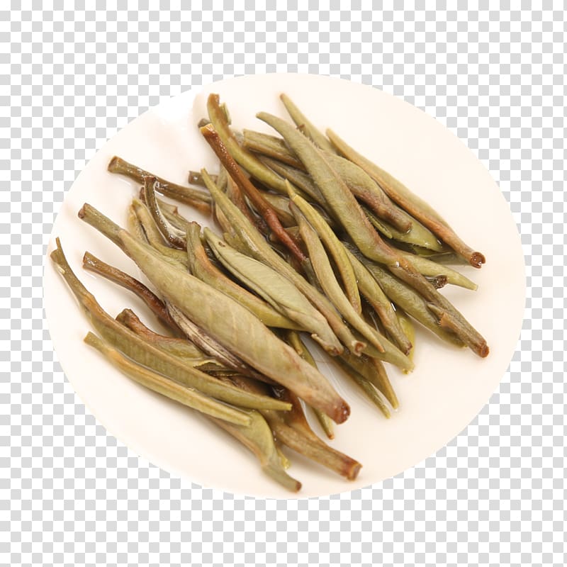 Baihao Yinzhen Junshan Yinzhen Green tea Google s, The products Baihaoyinzhen a plate transparent background PNG clipart