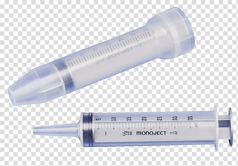 Syringe Pharmaceutical drug Hypodermic needle Eating Feeding tube, syringe transparent background PNG clipart