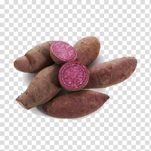 Sausage Sweet potato Kaszanka Yam Mettwurst, Free buckle purple potato transparent background PNG clipart