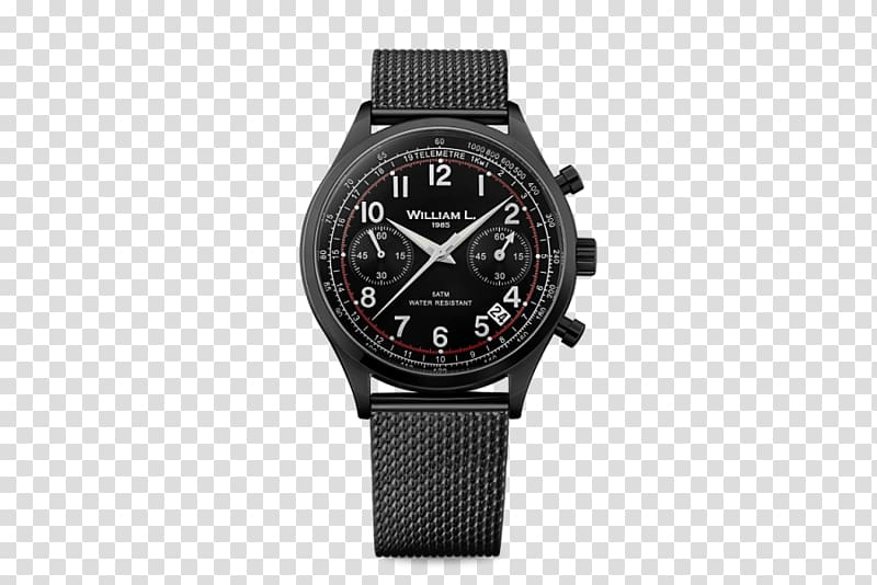 Chronograph Watch Quartz clock Strap Tachymeter, mesh jumpsuit transparent background PNG clipart